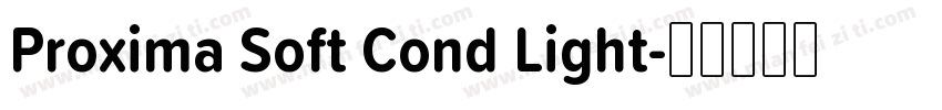 Proxima Soft Cond Light字体转换